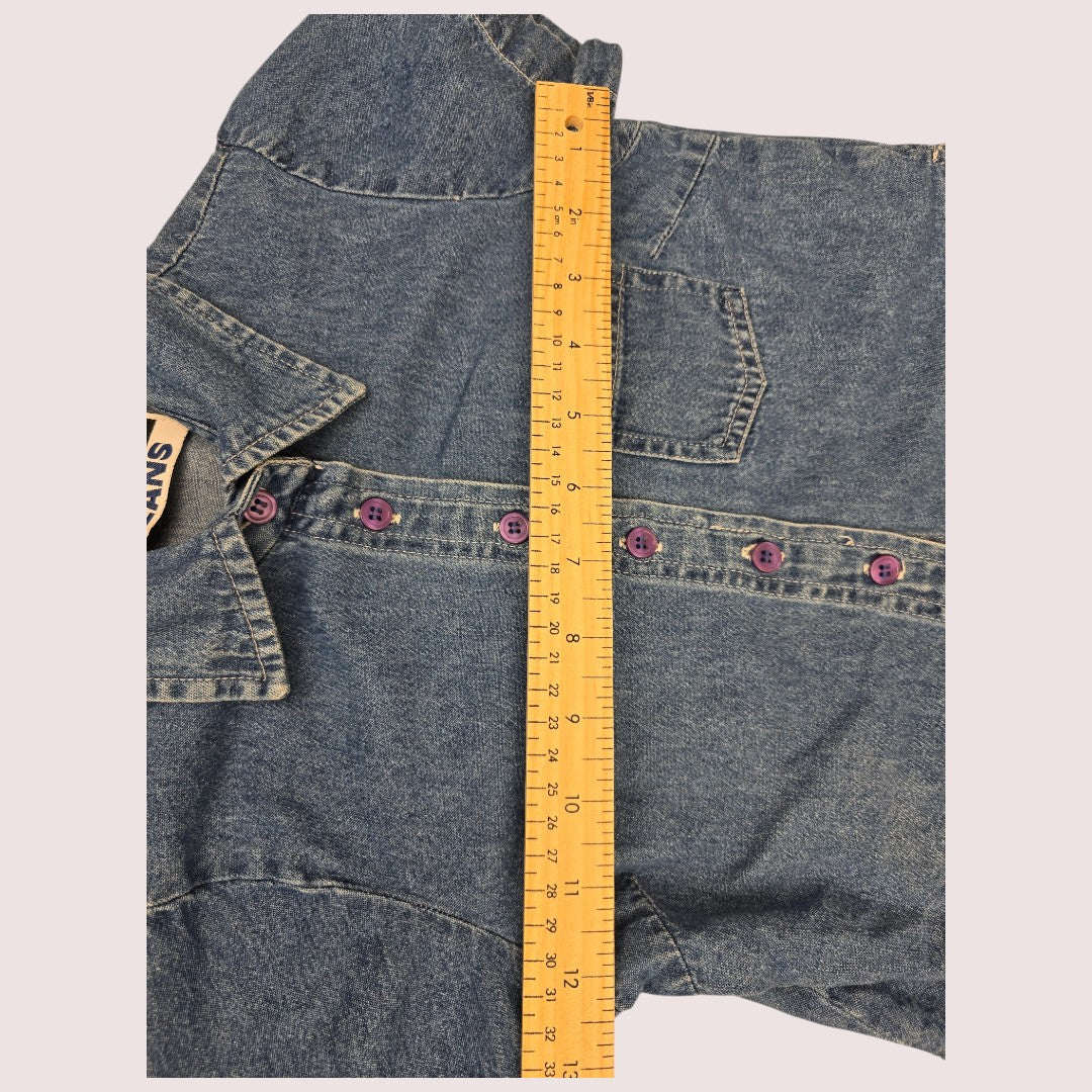 Vintage Real Clothes denim top Youth S