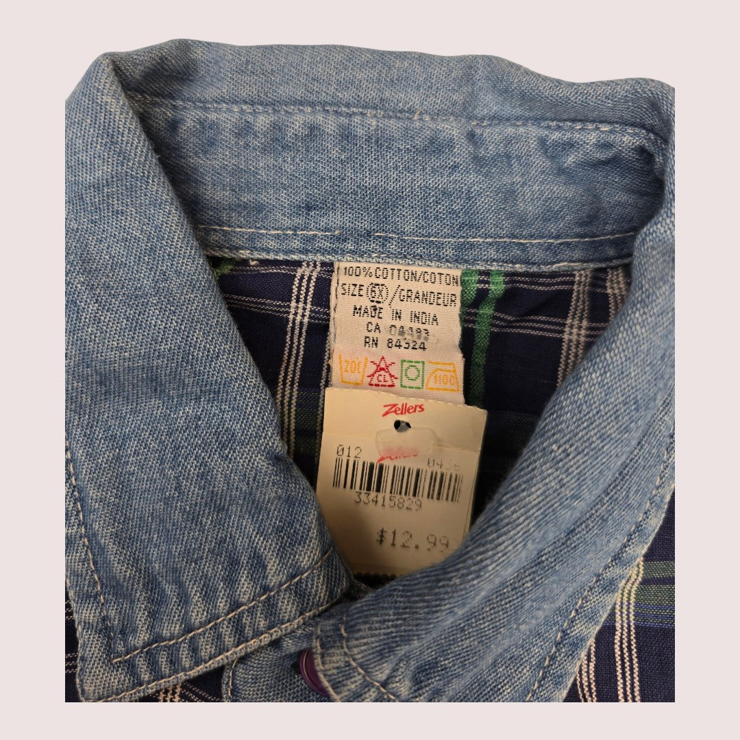 Deadstock button up tee 6X