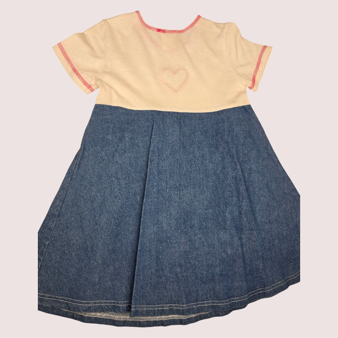 Vintage Chuckles dress with holographic details 6Y