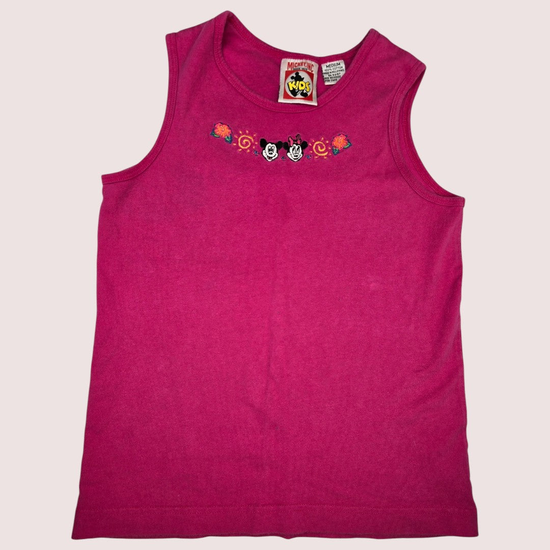 Vintage Mickey and Minnie sleeveless tee Youth M
