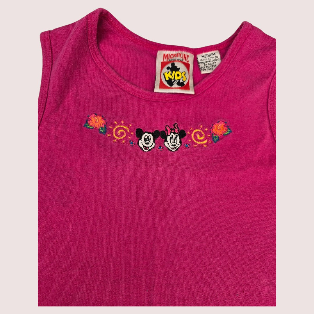 Vintage Mickey and Minnie sleeveless tee Youth M