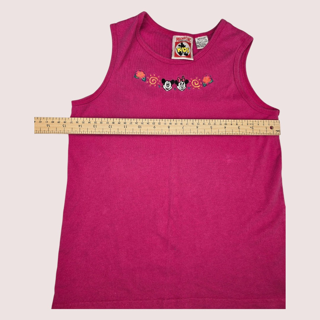 Vintage Mickey and Minnie sleeveless tee Youth M