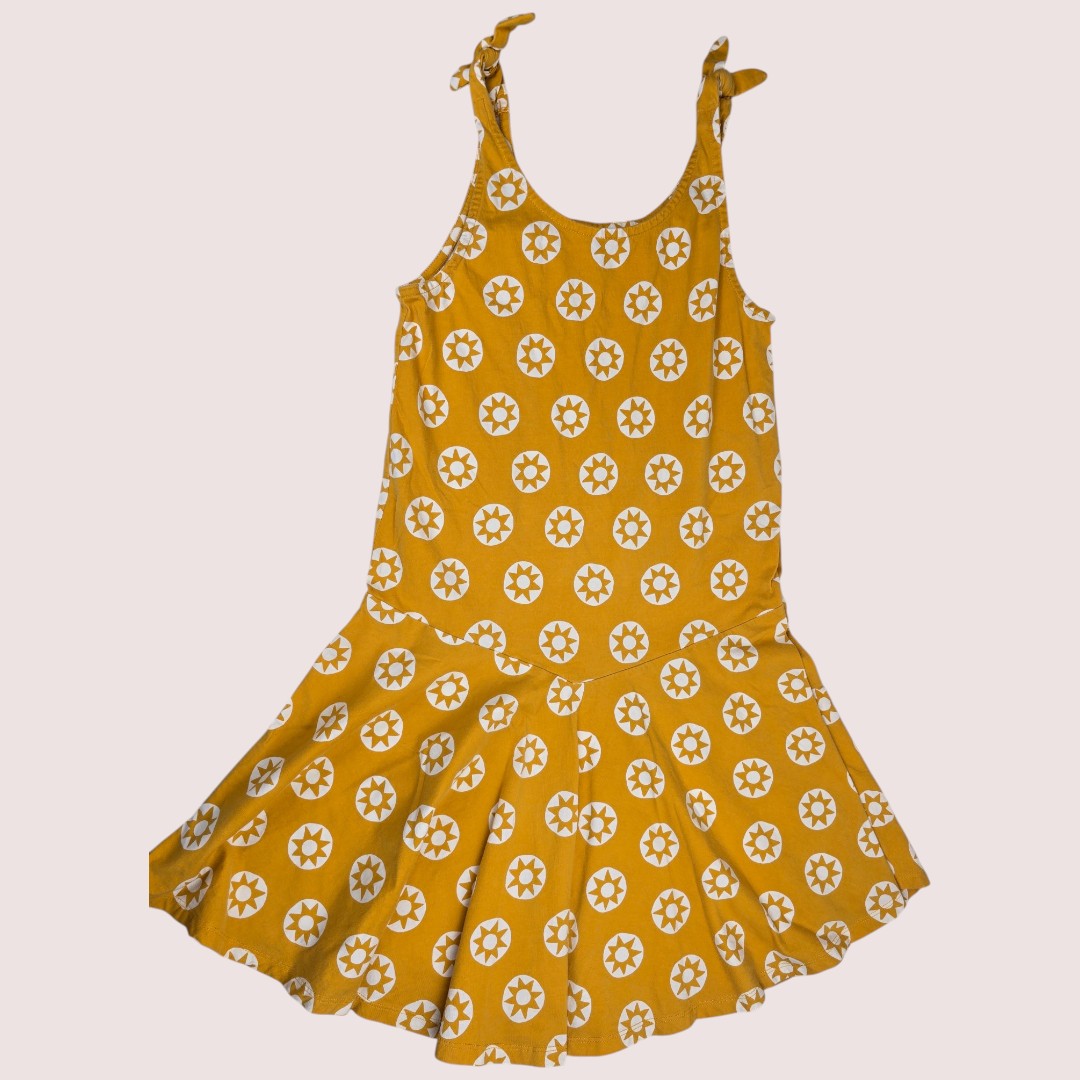Tea Collection tank dress with drop waist 14Y
