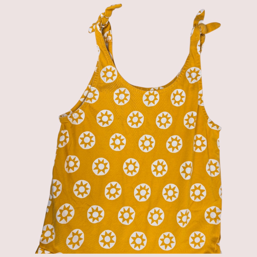 Tea Collection tank dress with drop waist 14Y