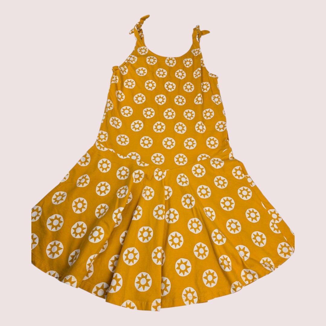 Tea Collection tank dress with drop waist 14Y