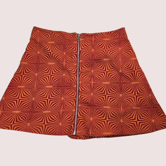 Vintage geometric print zip skirt Youth Large 14-16Y