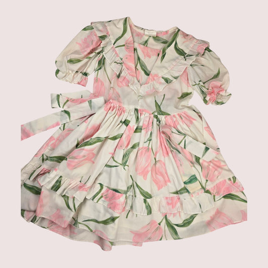 Vintage floral dress 6X