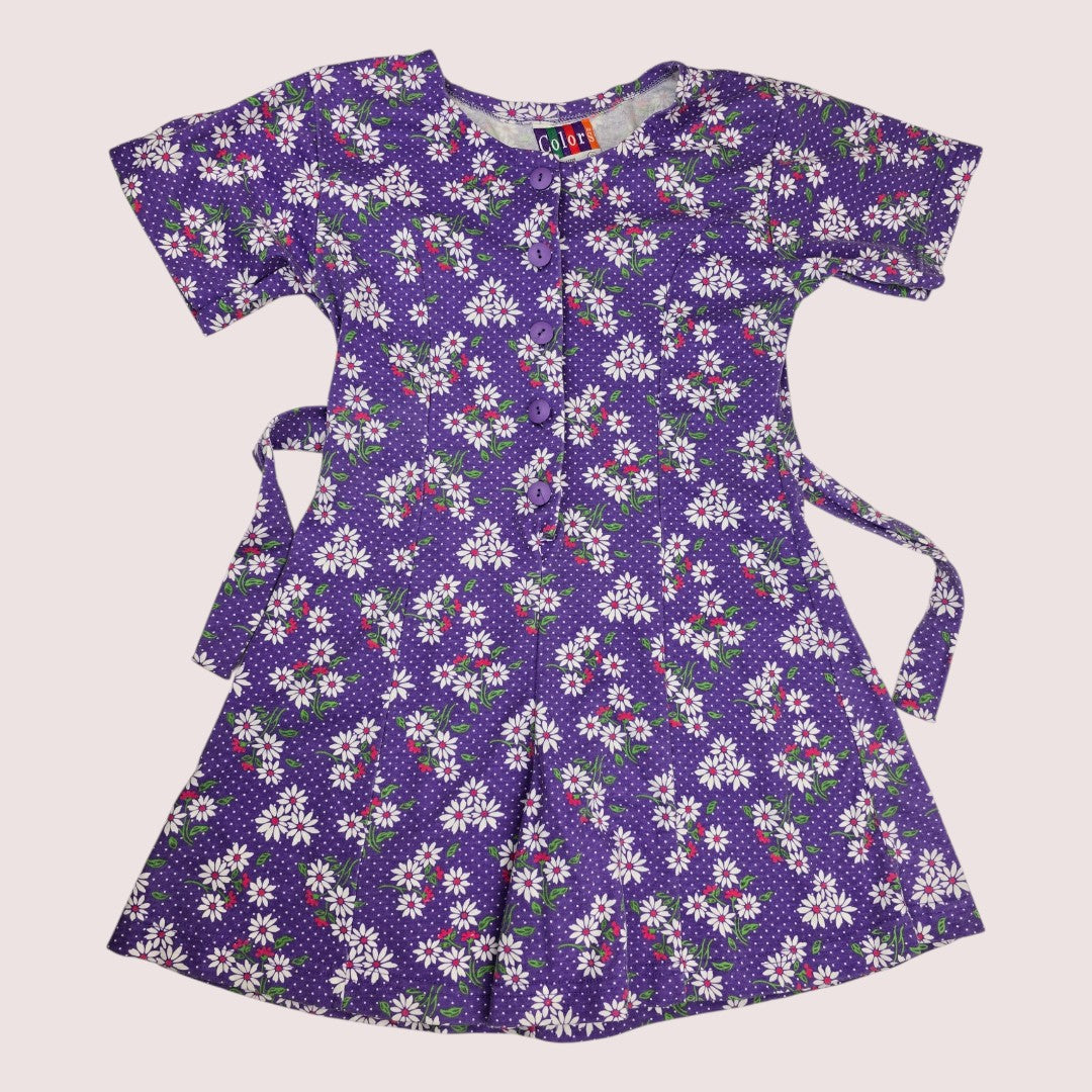 Vintage Colours floral romper 8-12Y