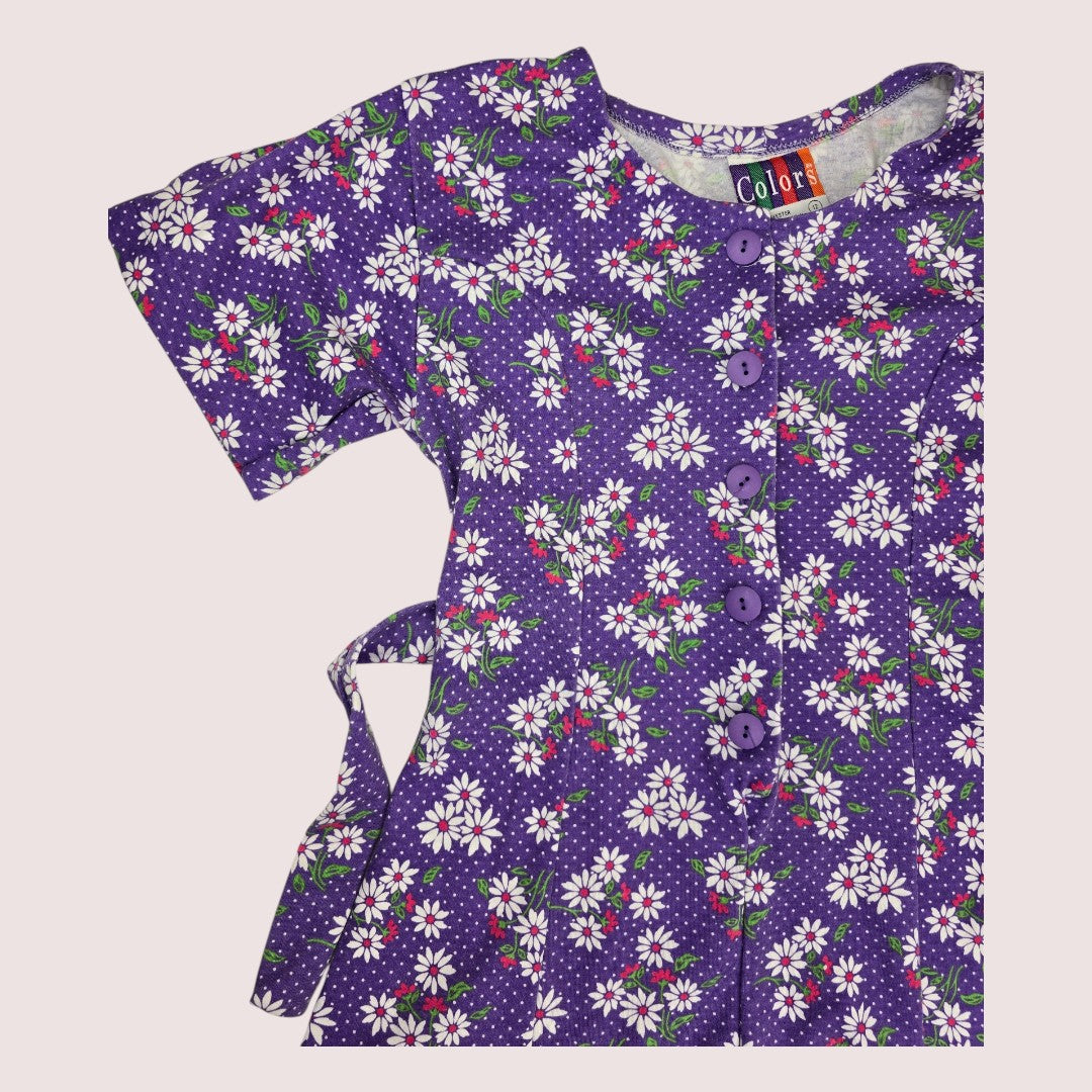 Vintage Colours floral romper 8-12Y