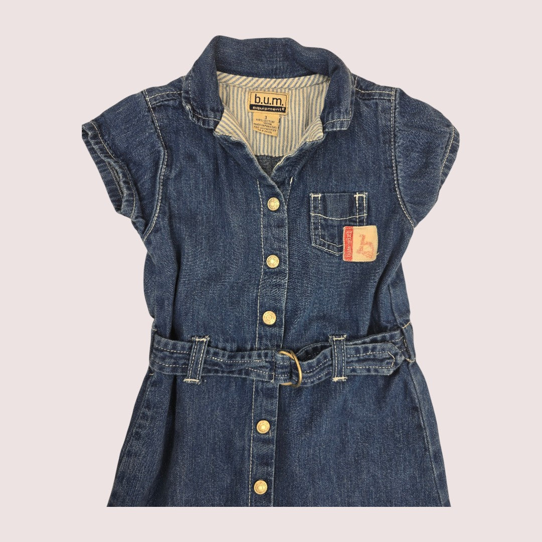 Vintage Bum Girls denim dress Tagged 3