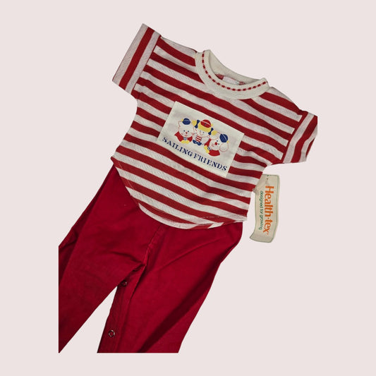 Deadstock vintage Health Tex set 12m