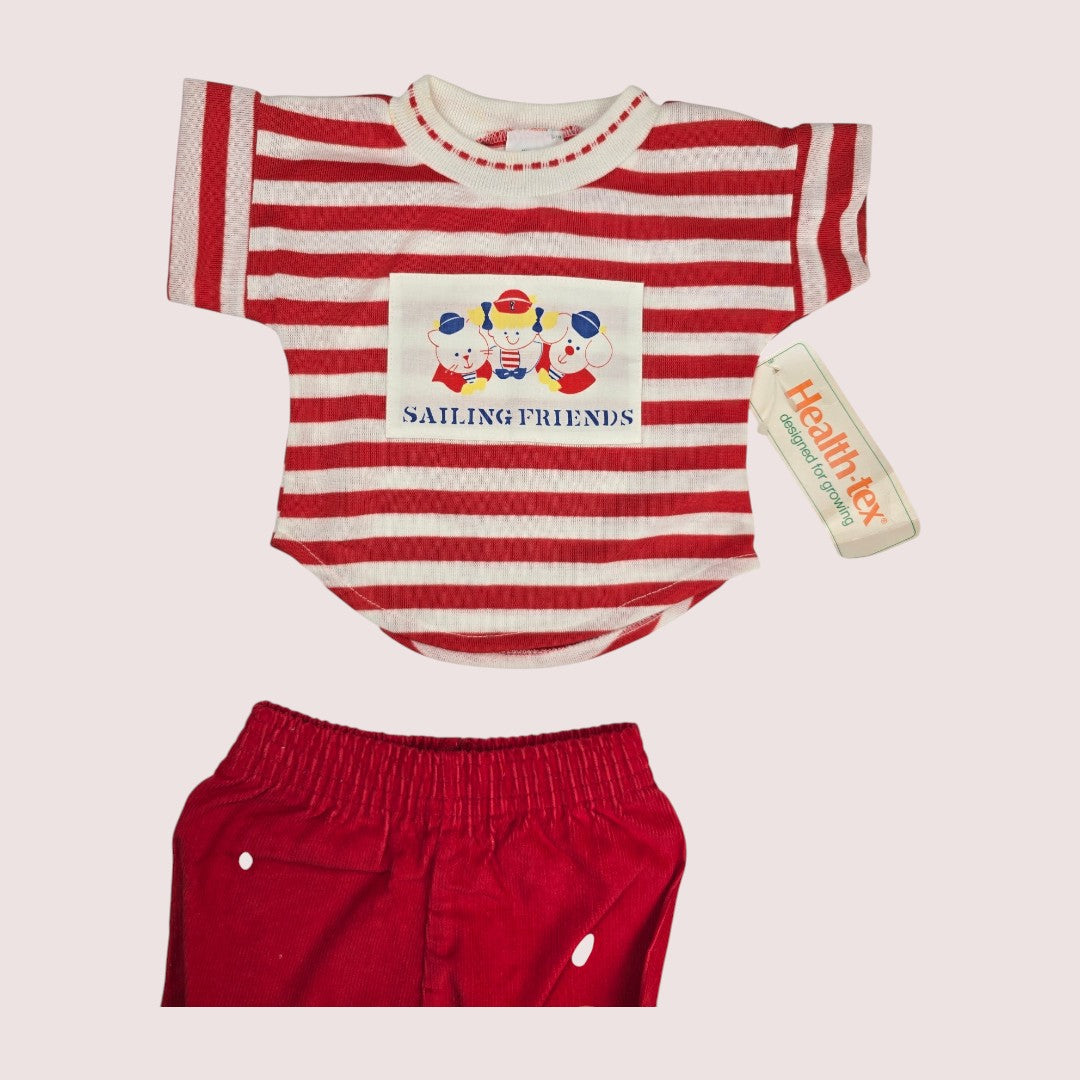 Deadstock vintage Health Tex set 12m
