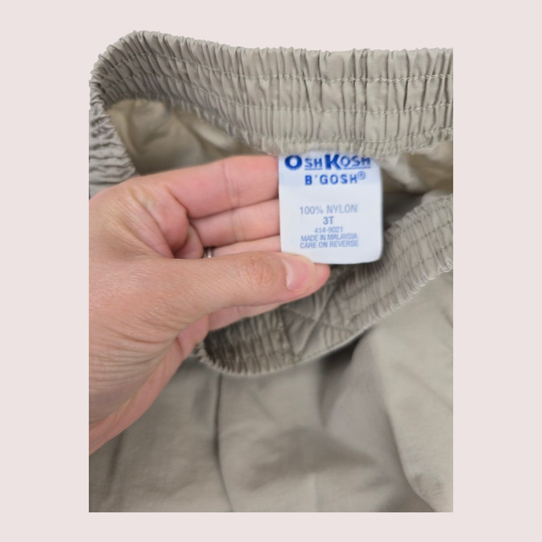 Vintage Oshkosh nylon shorts Tagged 3T
