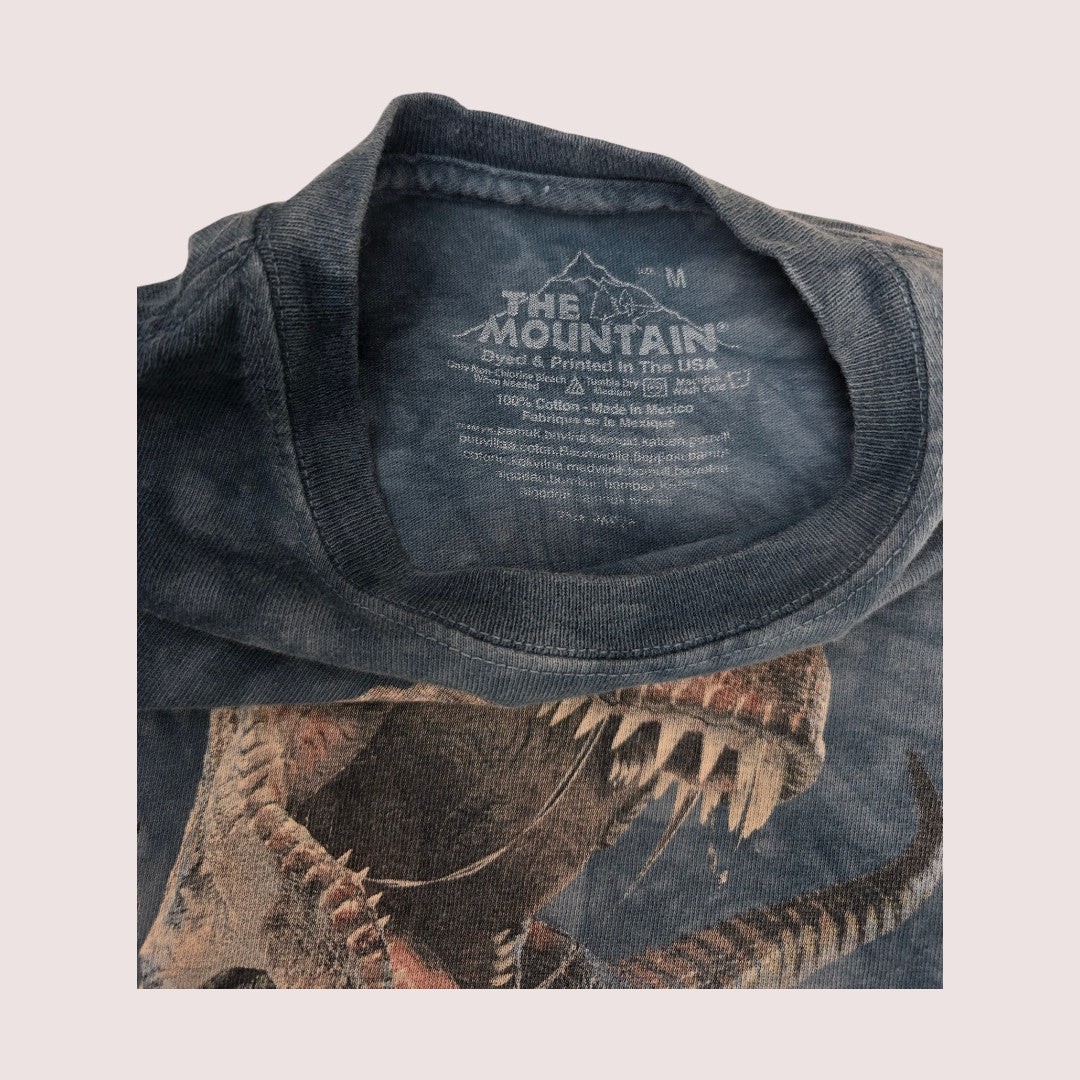 The Mountain dinosaur tee Tagged Youth M, fits approx 6-8Y