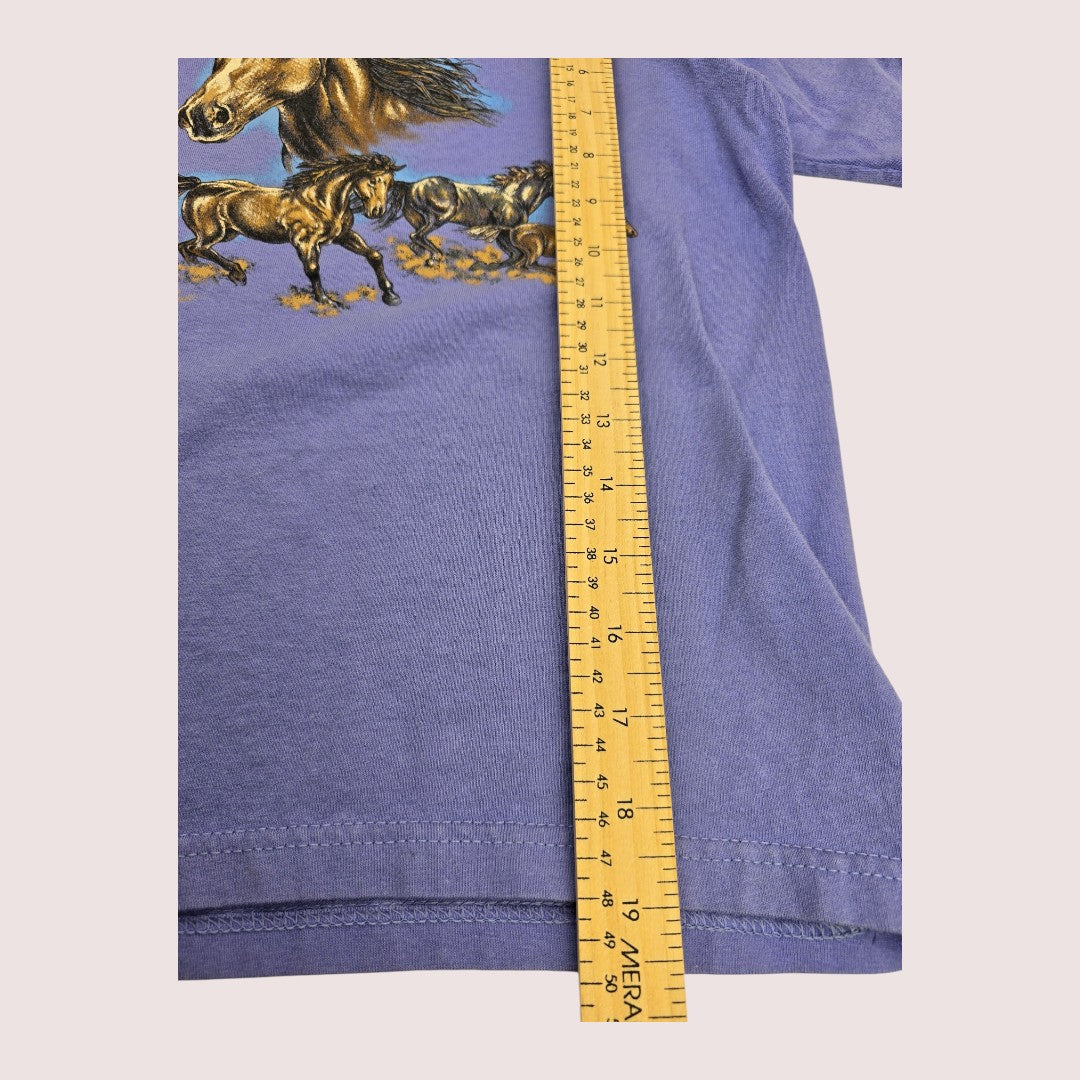 Vintage West Virginia horse tee Tagged Youth M, fits approx 7-10Y depending on fit