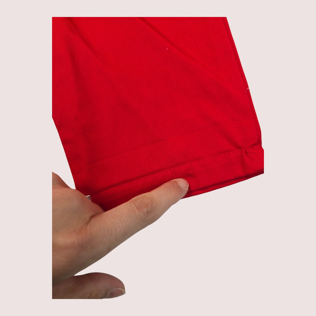Vintage red trousers with elastic waist Tagged 12m