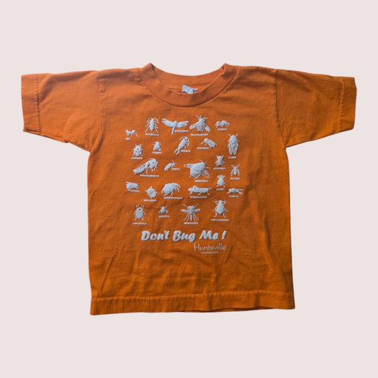 Puff paint "Don't Bug Me" tourist tee 2-4T