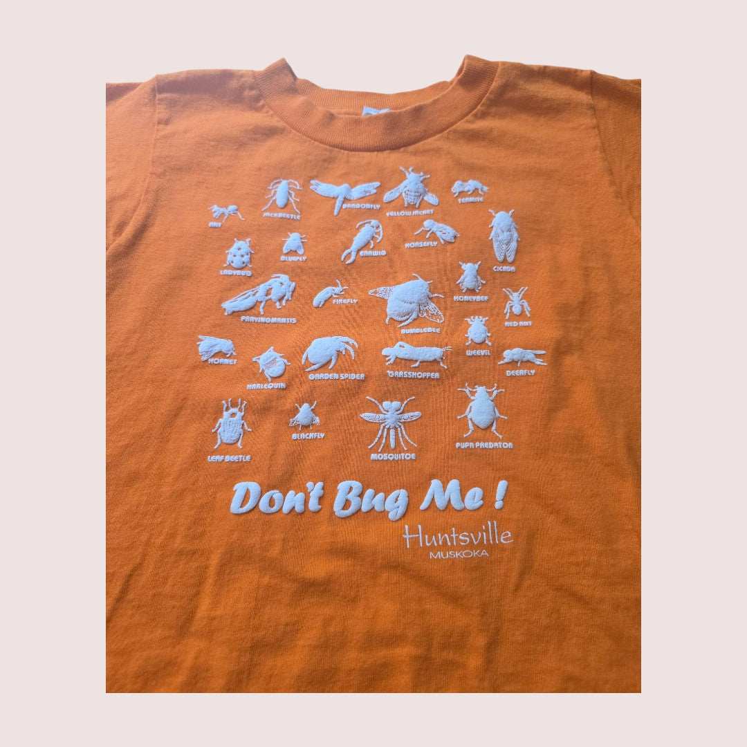 Puff paint "Don't Bug Me" tourist tee 2-4T
