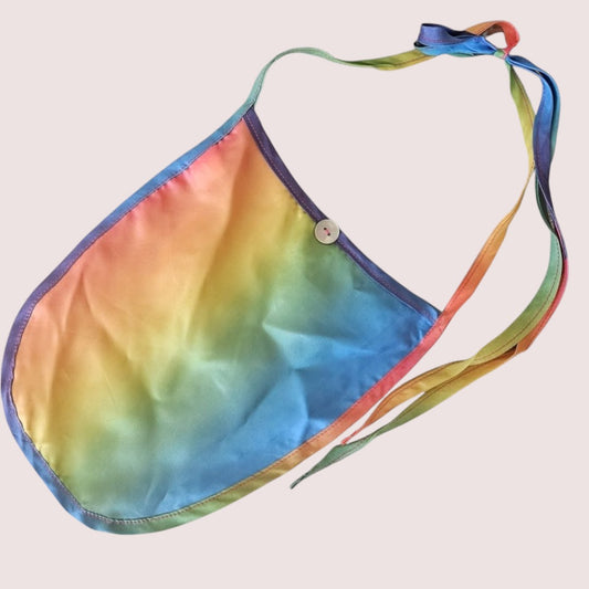 Sarah's Silk rainbow pouch