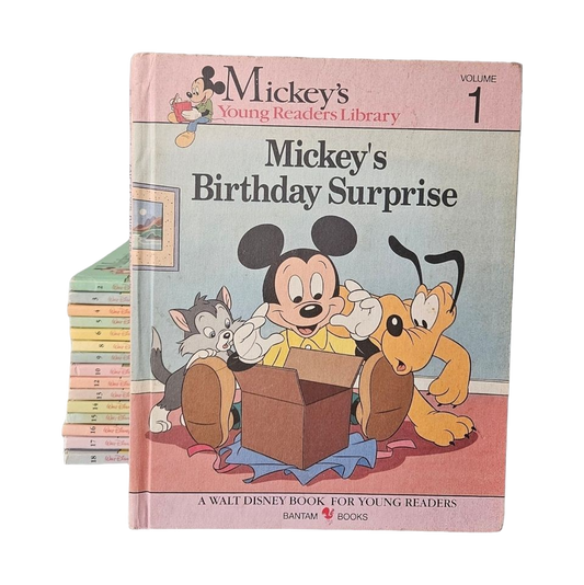 Vintage Mickey's Young Reader Library collection Books