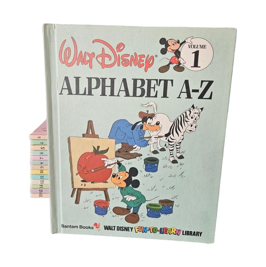 Vintage Disney Fun to Learn collection of 15 books