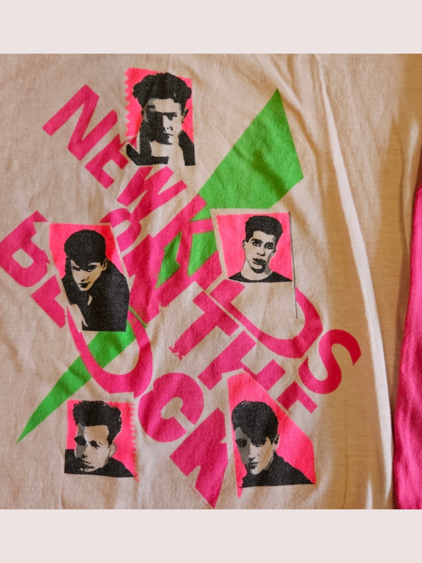 Vintage New Kids on the Block raglan long sleeve Youth L