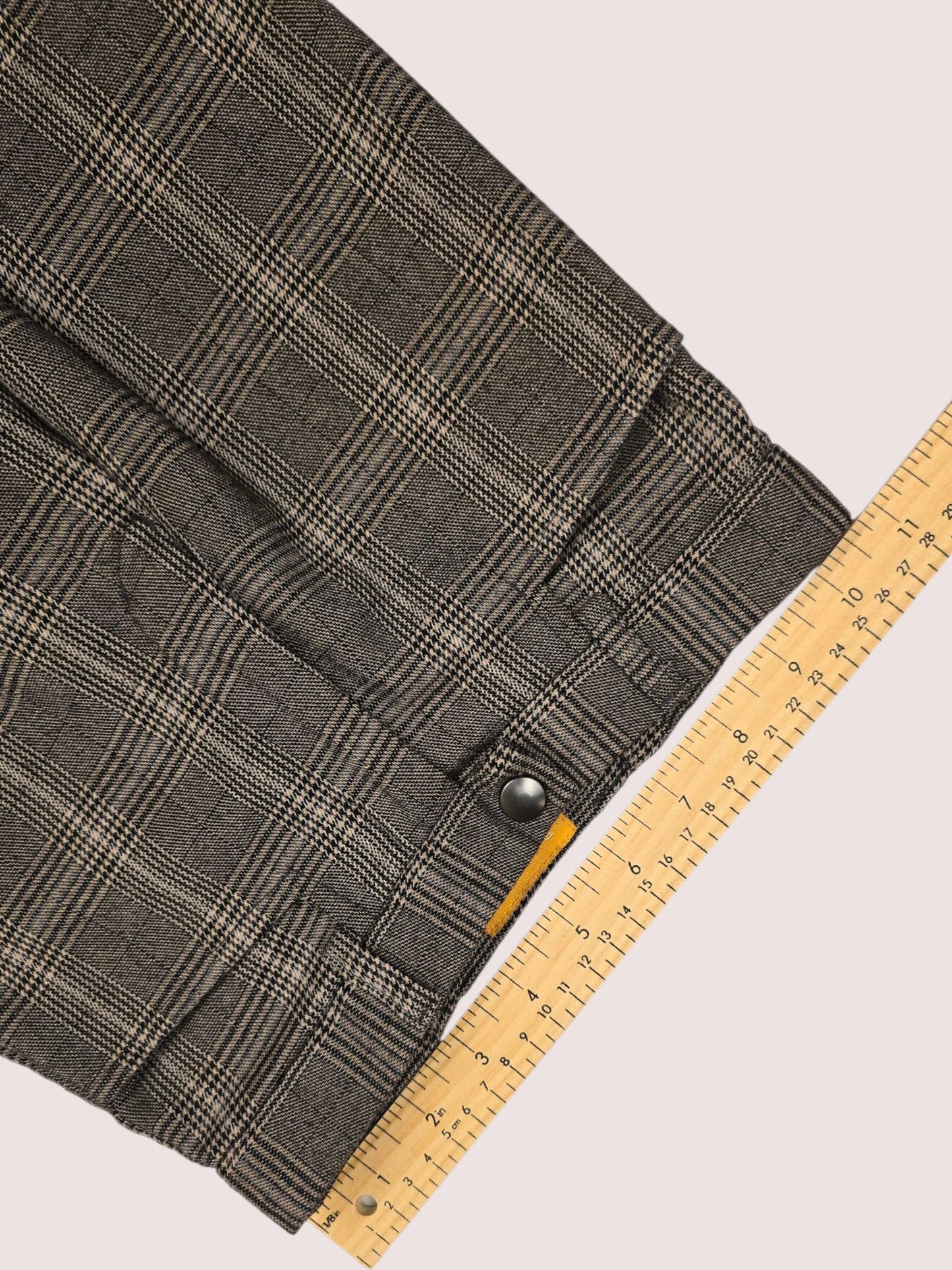 checkered wool blend pants Made by Rudies in Canada Size 5