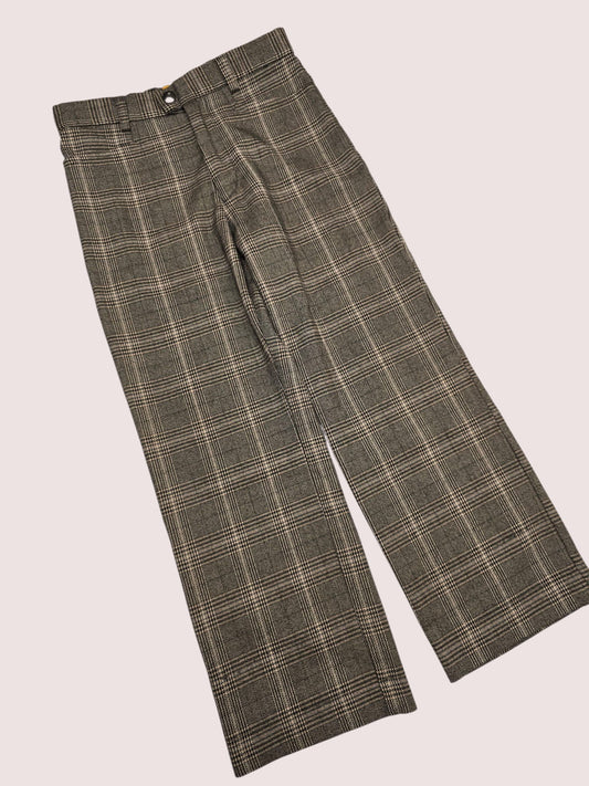 checkered wool blend pants Made by Rudies in Canada Size 5