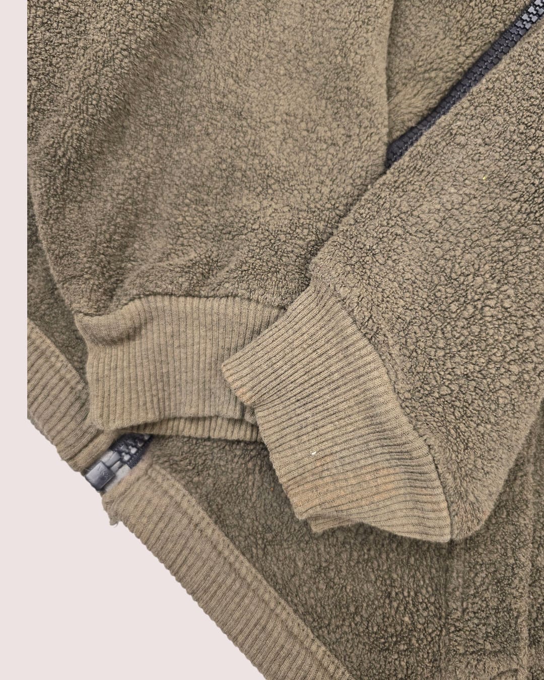 vintage OshKosh terry zip sweater 4-5T