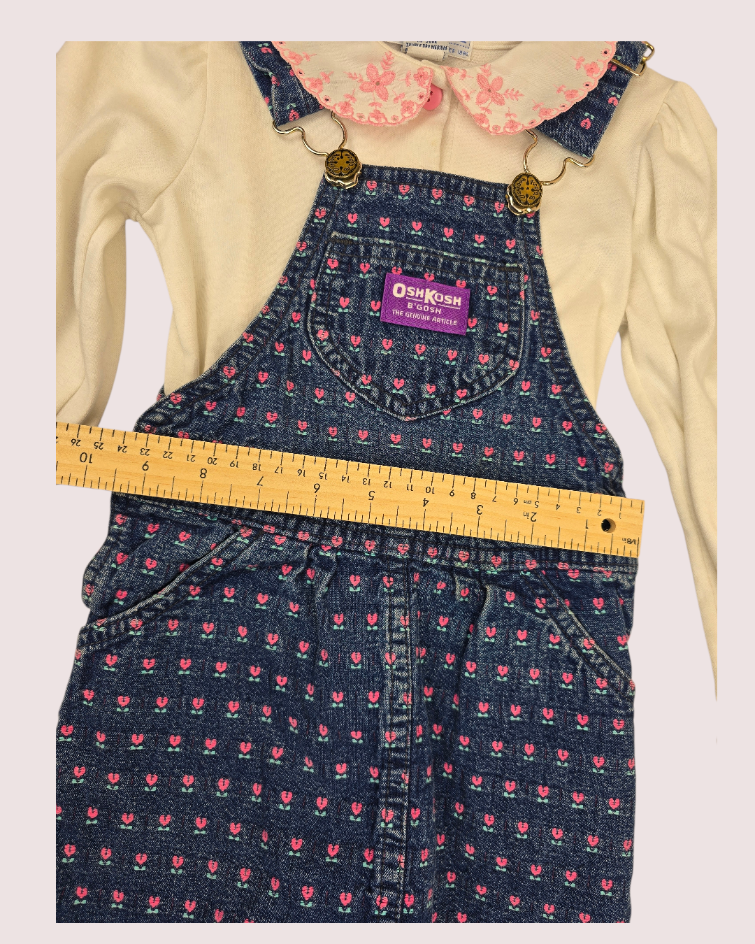 Vintage Oshkosh denim tulip skirtall size 3