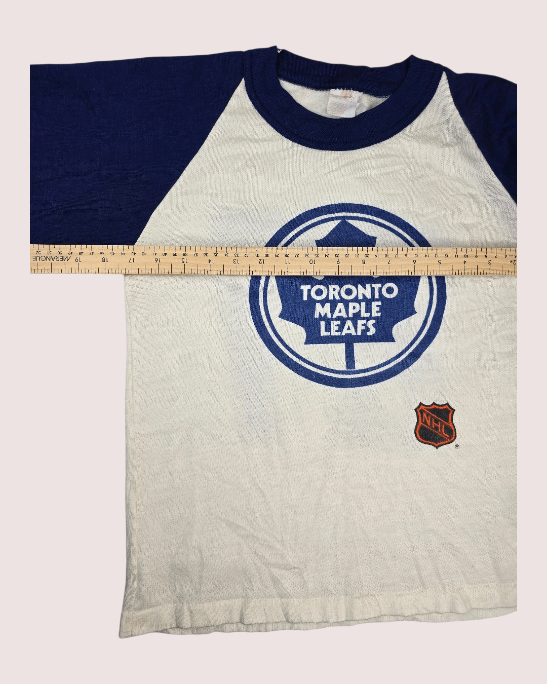 Vintage Toronto Maple Leafs single stitch raglan sweater approx 8-10Y