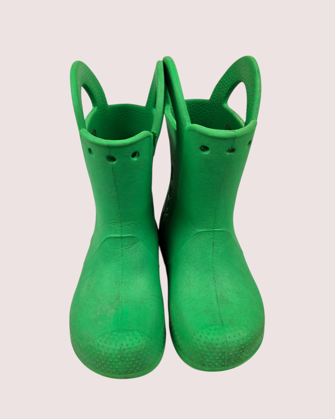 Croc Handle It green rain boots 11 childrens