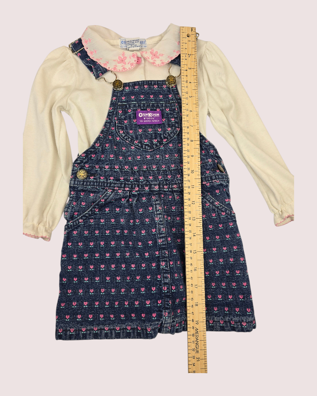 Vintage Oshkosh denim tulip skirtall size 3