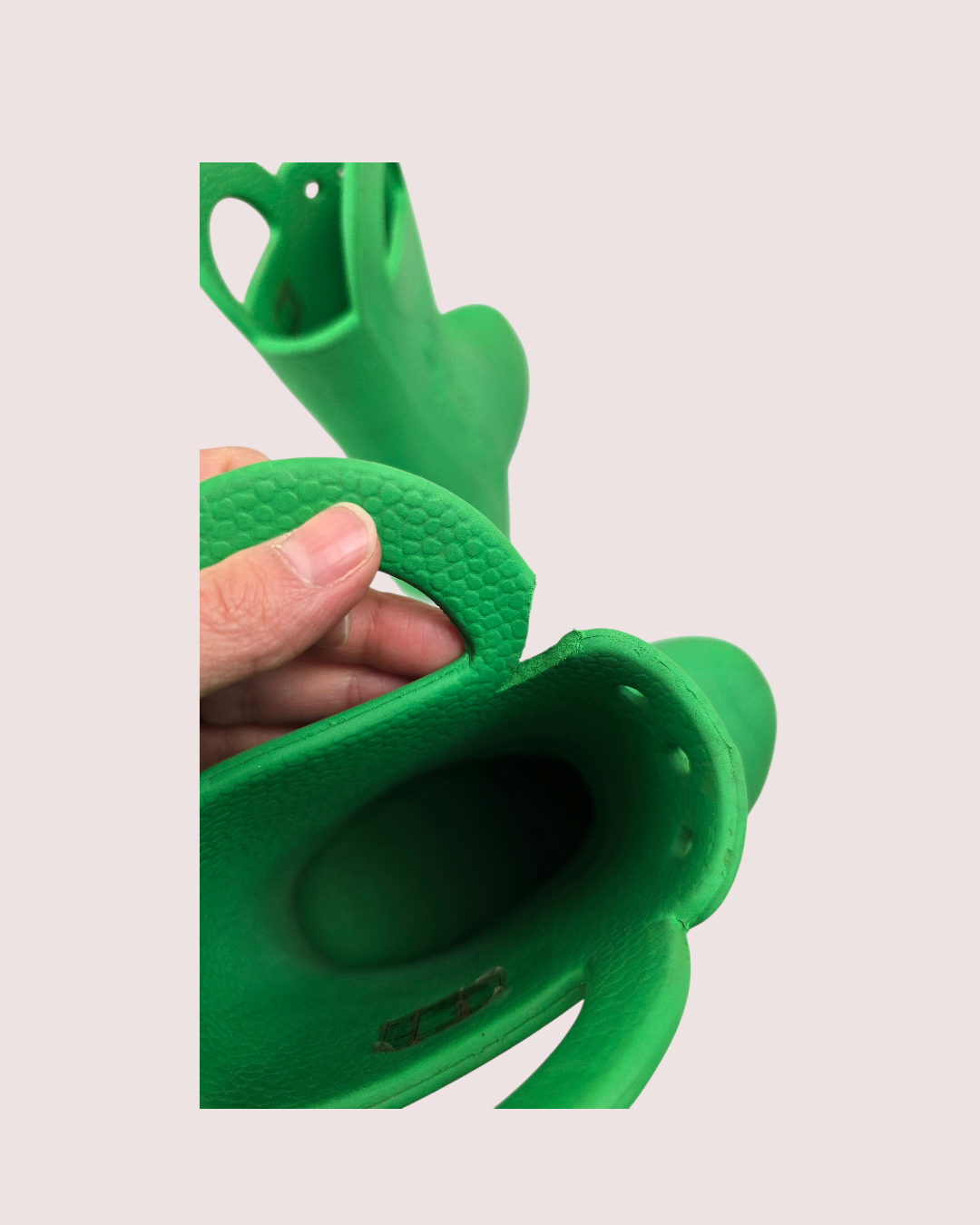 Croc Handle It green rain boots 11 childrens