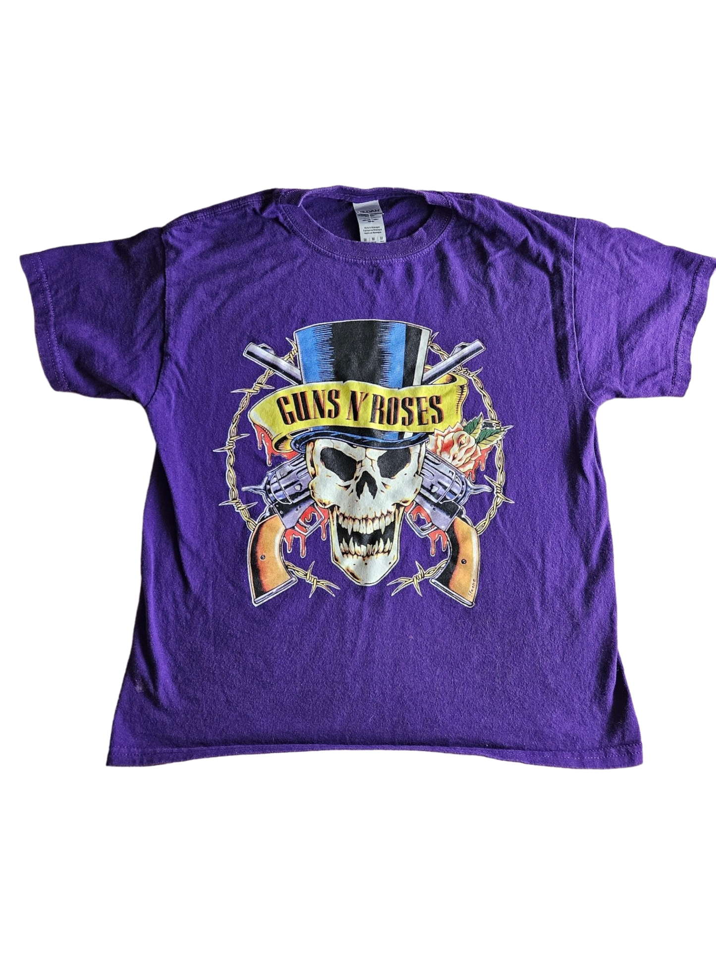 Guns'n'Roses purple band tee Youth M