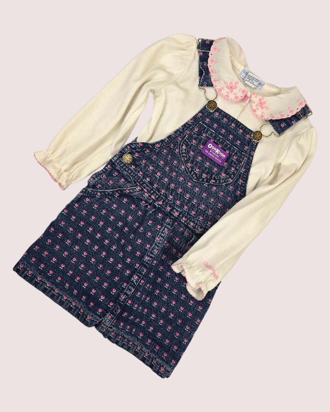 Vintage Oshkosh denim tulip skirtall size 3