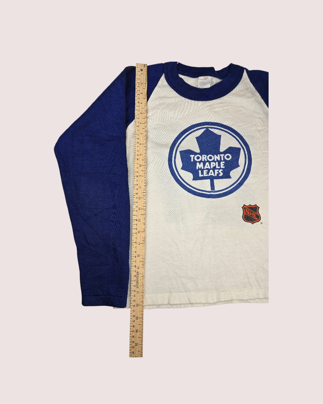 Vintage Toronto Maple Leafs single stitch raglan sweater approx 8-10Y