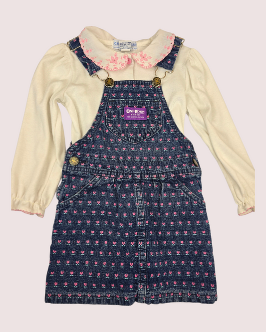 Vintage Oshkosh denim tulip skirtall size 3